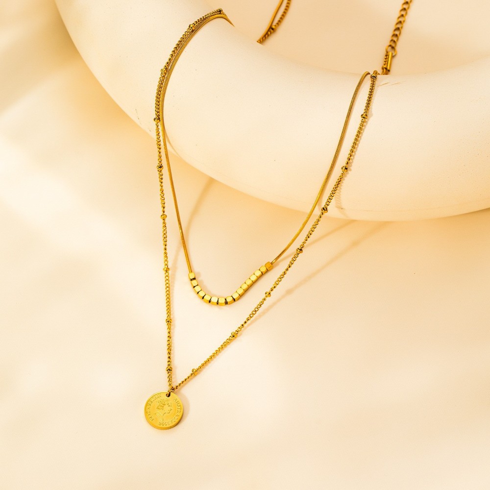 Acero inoxidable / corazon / ojo / collar ACRN/192-358