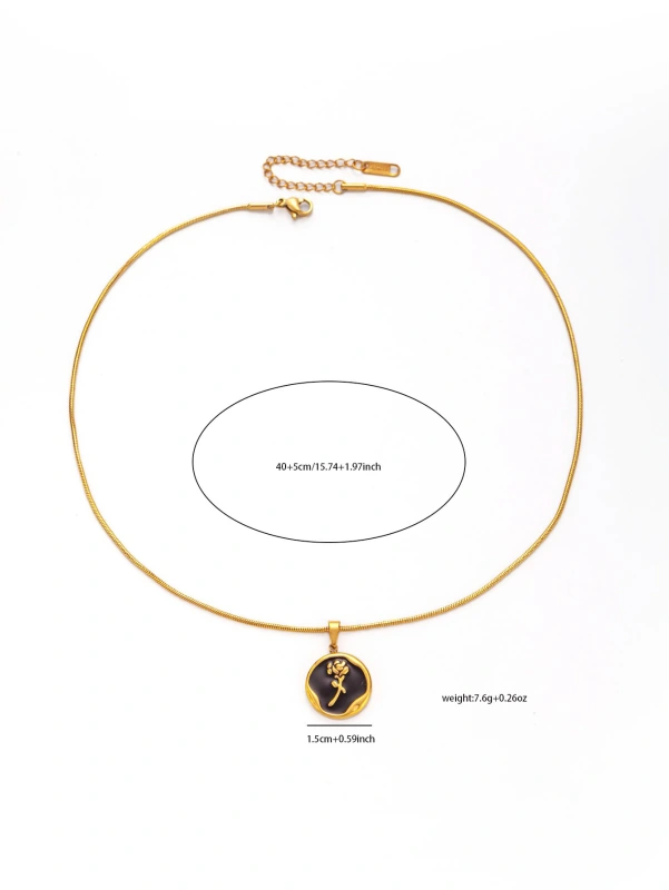 Acero inoxidable / Corazon / Estrella y luna / Oso / Rosas / juego / Collar / Aretes ACRSS/192-360