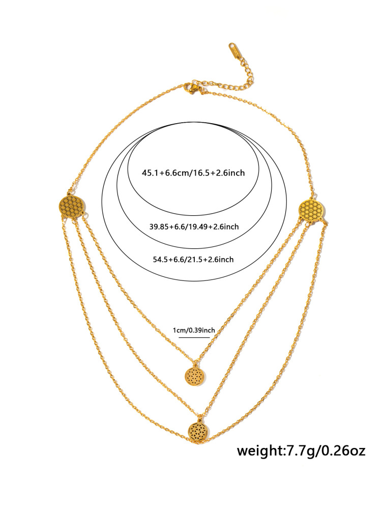 Acero inoxidable / corazon / mariposa / Flores / Estrella y luna / Árboles / collar ACRN/192-359
