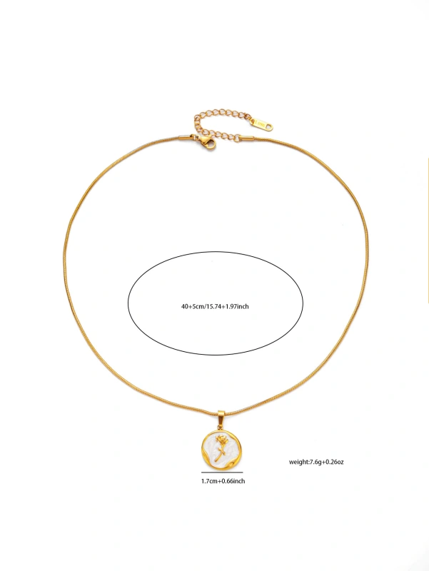 Acero inoxidable / Corazon / Estrella y luna / Oso / Rosas / juego / Collar / Aretes ACRSS/192-360