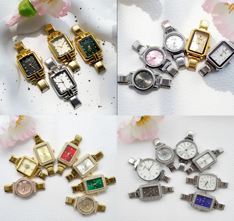 Acero inoxidable / cuadrado / Aleacion / pulsera / Relojes / Extraíble / ACRB/194-380