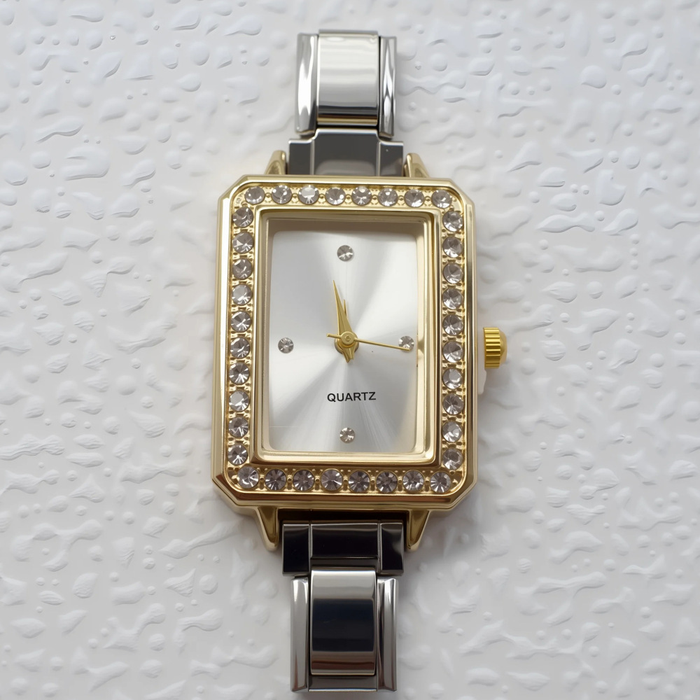 Acero inoxidable / cuadrado / Aleacion / pulsera / Relojes / Extraíble / ACRB/194-380