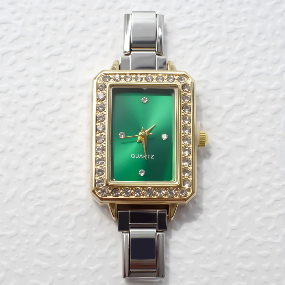 Acero inoxidable / cuadrado / Aleacion / pulsera / Relojes / Extraíble / ACRB/194-380