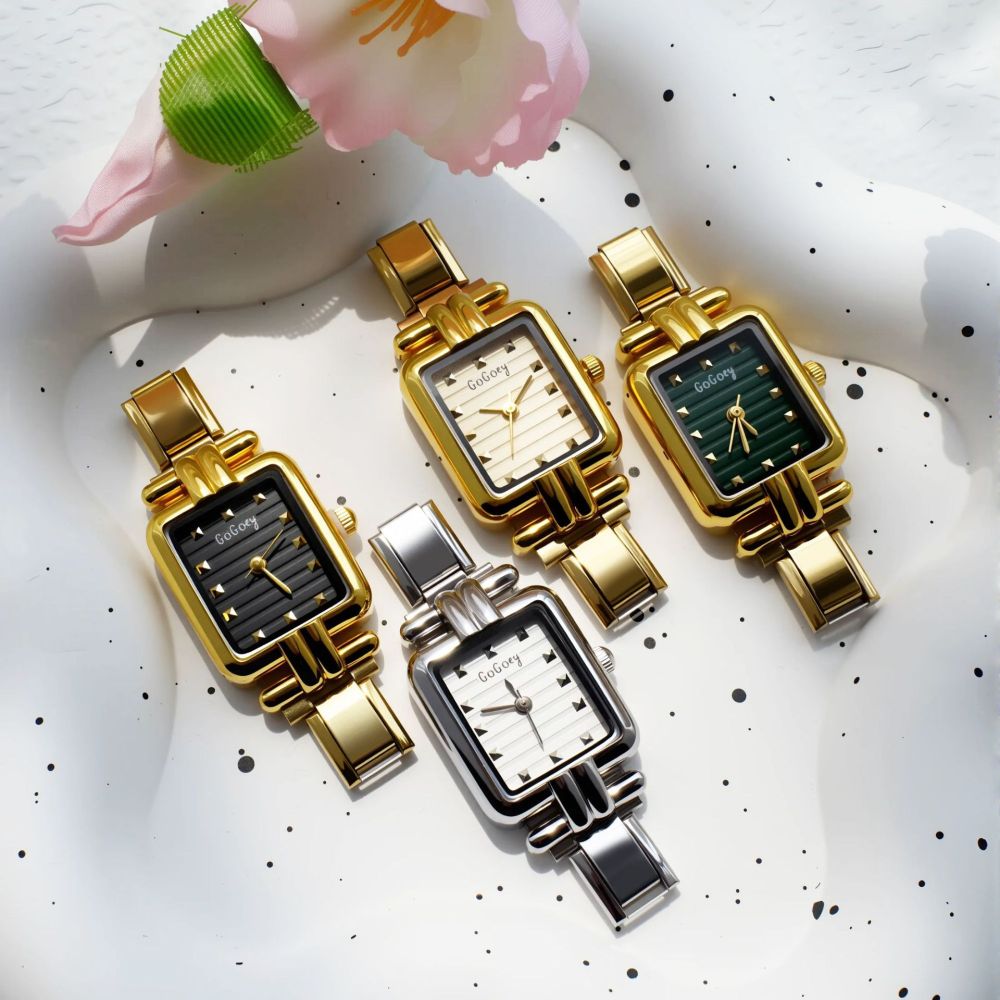 Acero inoxidable / cuadrado / Aleacion / pulsera / Relojes / Extraíble / ACRB/194-380