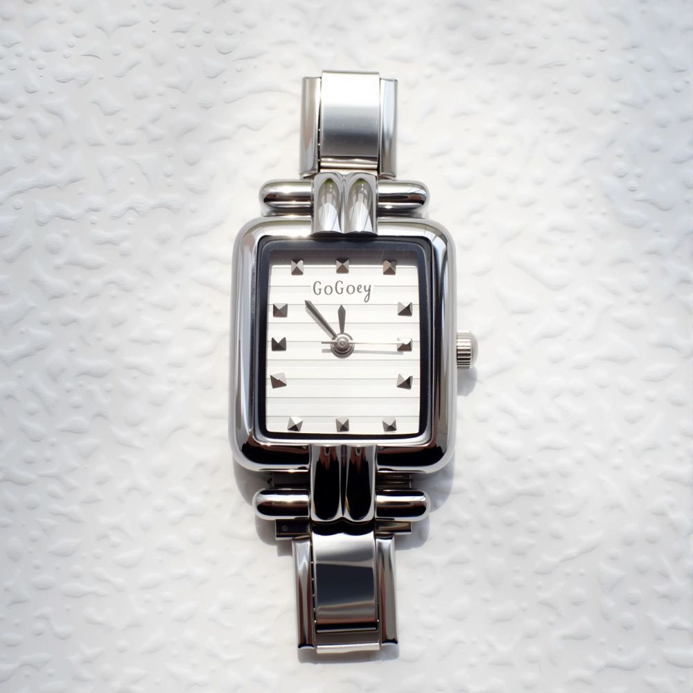 Acero inoxidable / cuadrado / Aleacion / pulsera / Relojes / Extraíble / ACRB/194-380
