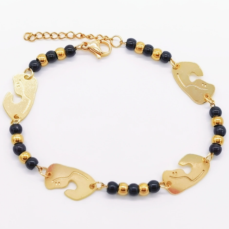 Acero inoxidable / 4mm / Pulsera / Religión cruzada / ACRB/194-373