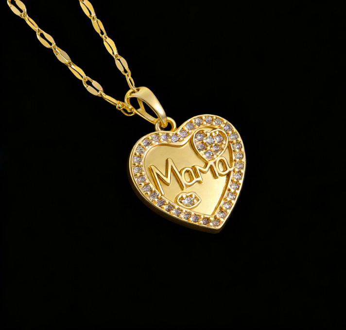 copper / mamá / Madre / El estilo de la madre / Día de la Madre / Collar colgante