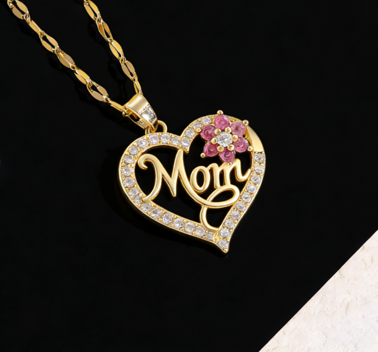 copper / mamá / Madre / El estilo de la madre / Día de la Madre / Collar colgante
