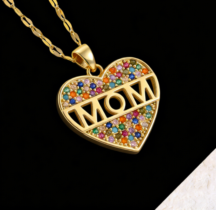 copper / mamá / Madre / El estilo de la madre / Día de la Madre / Collar colgante