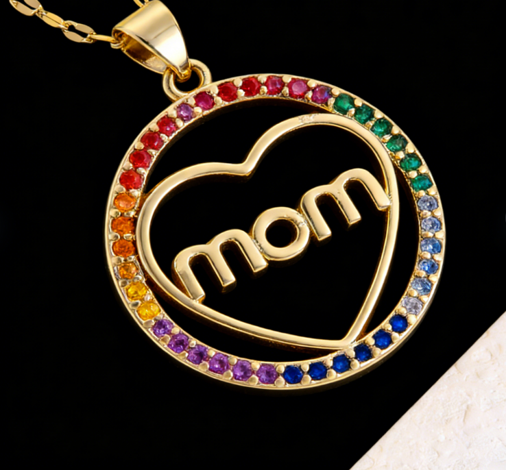 copper / mamá / Madre / El estilo de la madre / Día de la Madre / Collar colgante
