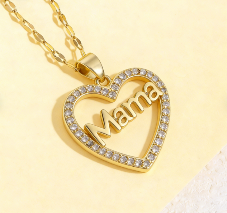 copper / mamá / Madre / El estilo de la madre / Día de la Madre / Collar colgante