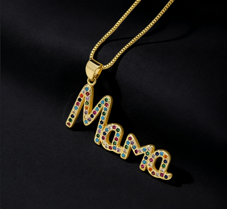 copper / mamá / Madre / El estilo de la madre / Día de la Madre / Collar colgante / COPN/
