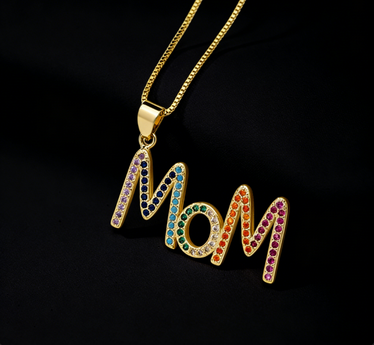 copper / mamá / Madre / El estilo de la madre / Día de la Madre / Collar colgante / COPN/