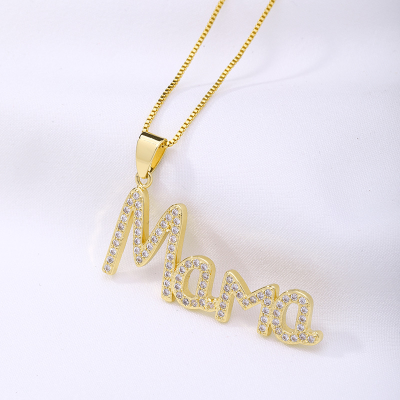 copper / mamá / Madre / El estilo de la madre / Día de la Madre / Collar colgante / COPN/