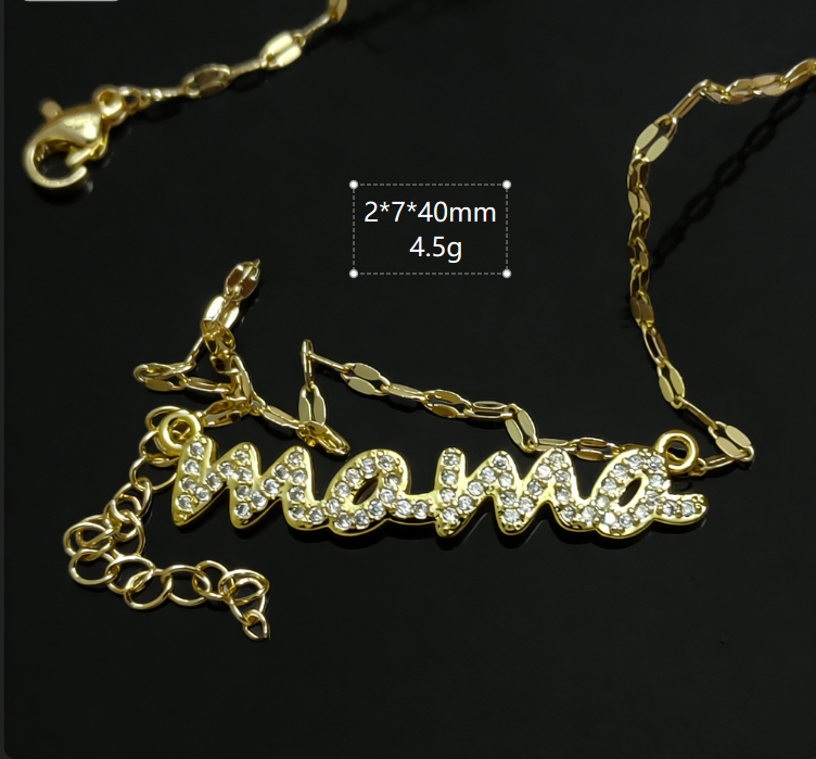 copper / mamá / Madre / El estilo de la madre / Día de la Madre / Collar colgante / COPN/