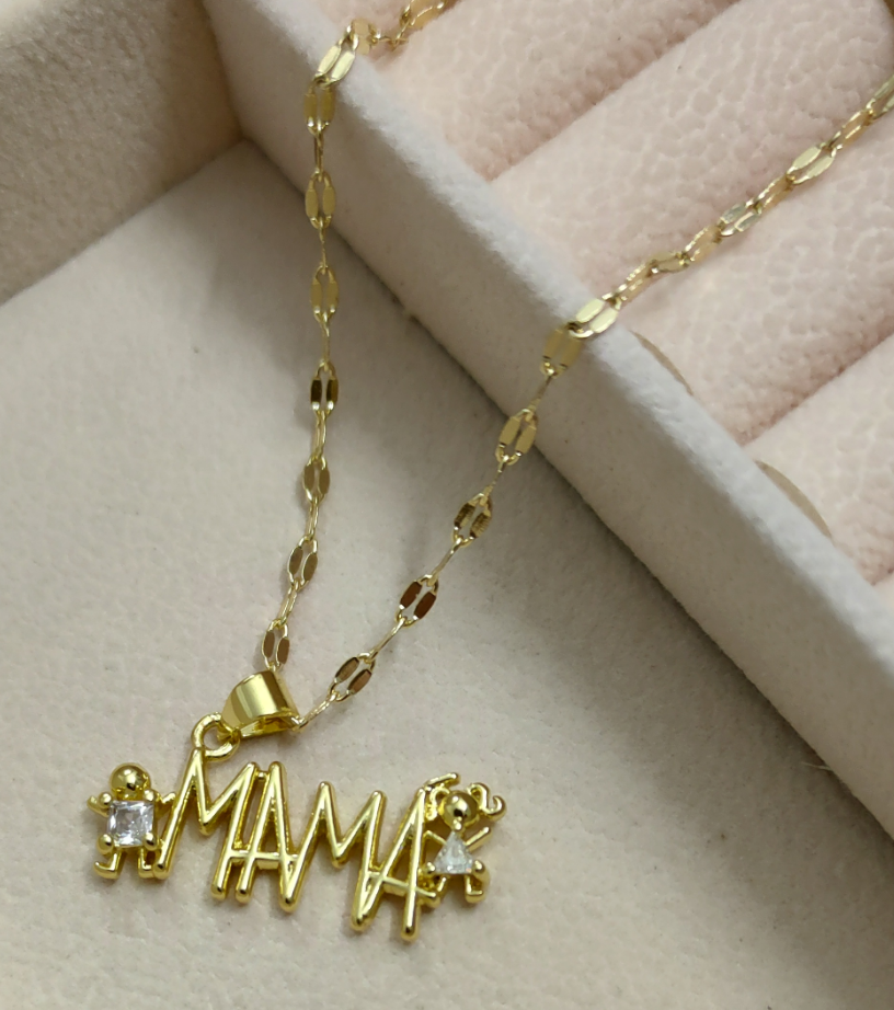 copper corazón / mamá / Madre / El estilo de la madre / Día de la Madre / Collar colgante / COPN/