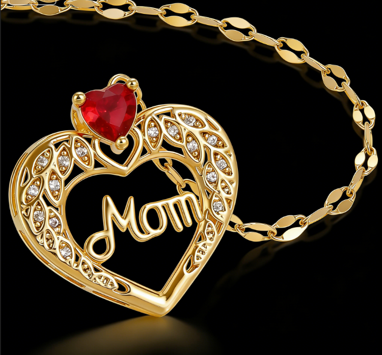 Copper / mamá / Madre / El estilo de la madre / Día de la Madre / Collar colgante / COPN/