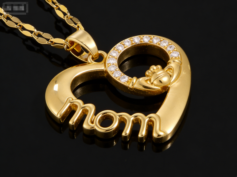 Copper / mamá / Madre / El estilo de la madre / Día de la Madre / Collar colgante / COPN/