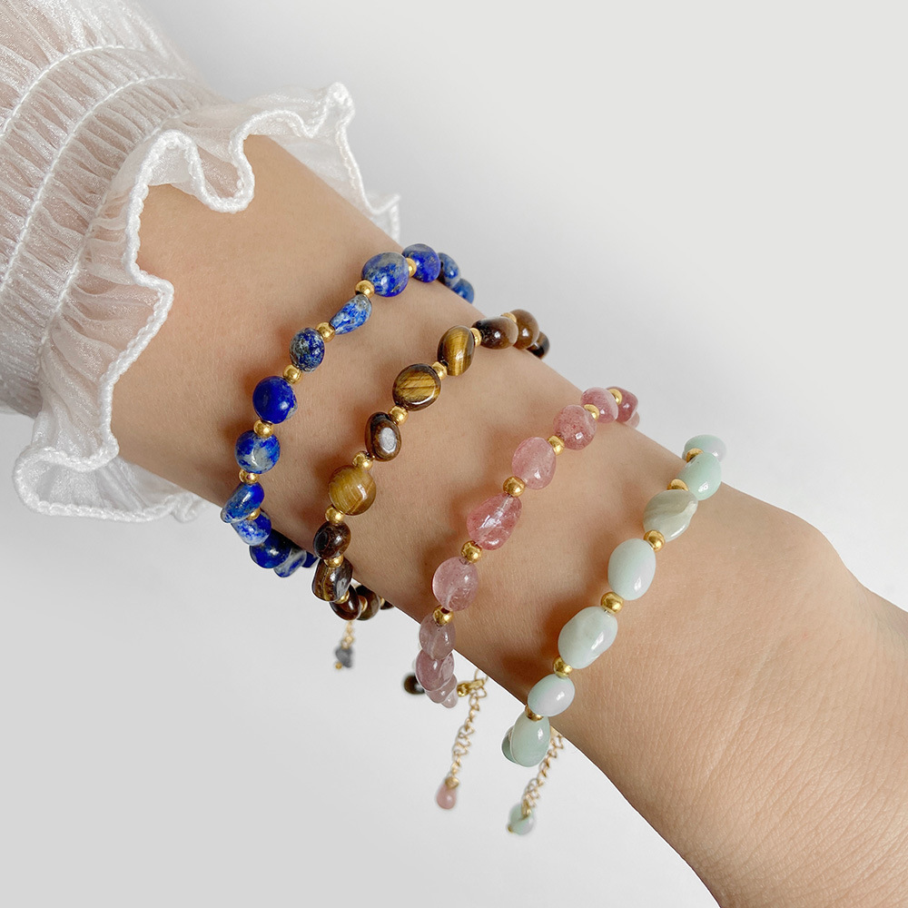 Piedra natural / Ágata / Irregular / Pulsera