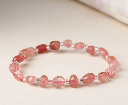 Piedra natural / Ágata / Forma libre / Irregular / Pulsera