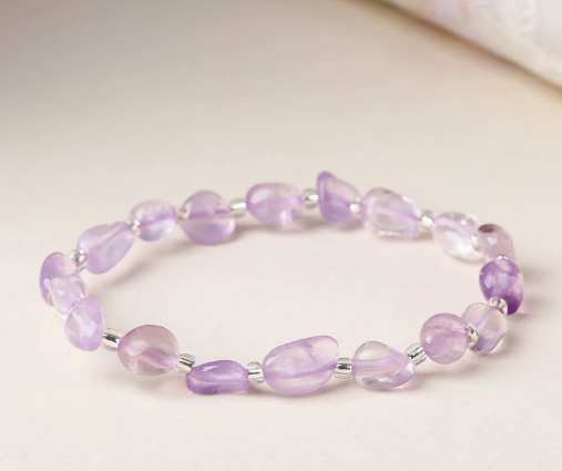 Piedra natural / Ágata / Forma libre / Irregular / Pulsera