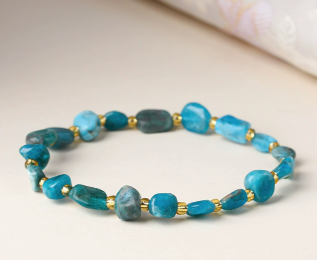 Piedra natural / Ágata / Forma libre / Irregular / Pulsera