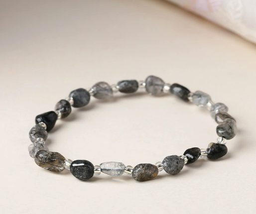 Piedra natural / Ágata / Forma libre / Irregular / Pulsera