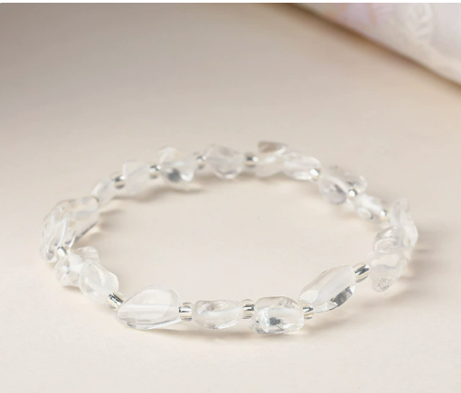 Piedra natural / Ágata / Forma libre / Irregular / Pulsera