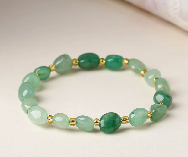 Piedra natural / Ágata / Forma libre / Irregular / Pulsera