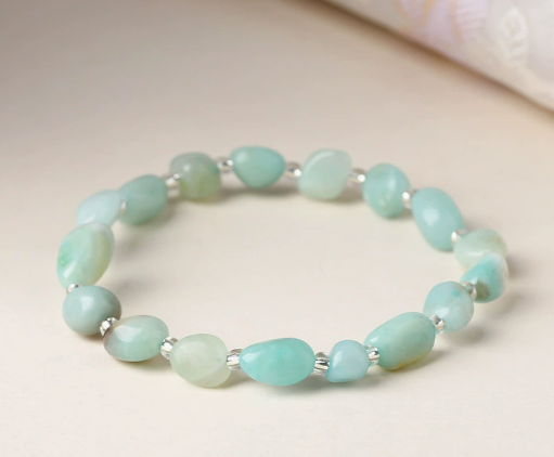 Piedra natural / Ágata / Forma libre / Irregular / Pulsera