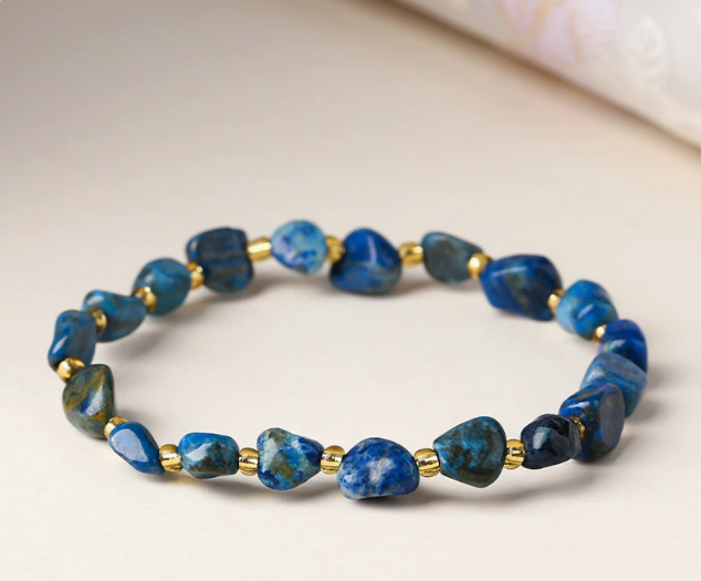 Piedra natural / Ágata / Forma libre / Irregular / Pulsera