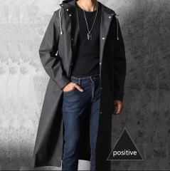 Men Women Waterproof Raincoat Windbreaker Fishing Outdoor Black Customized Style
