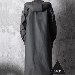 Men Women Waterproof Raincoat Windbreaker Fishing Outdoor Black Customized Style