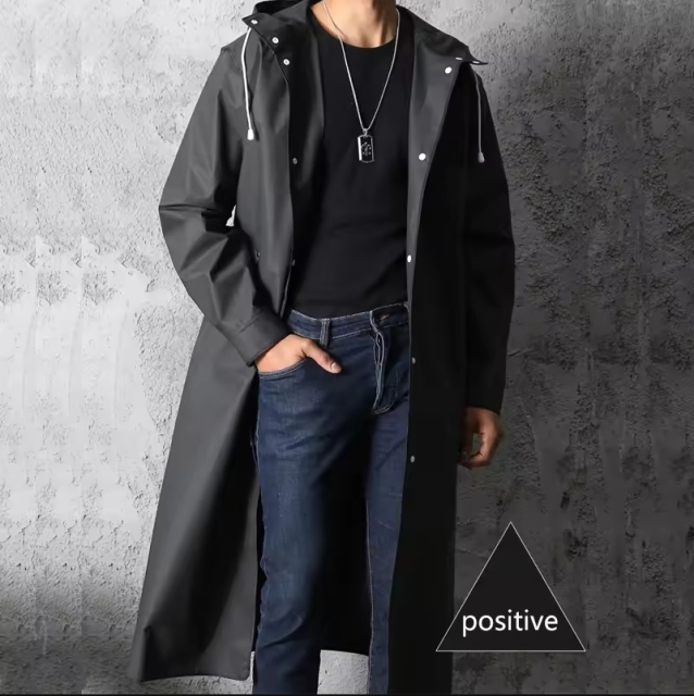 Men Women Waterproof Raincoat Windbreaker Fishing Outdoor Black Customized Style