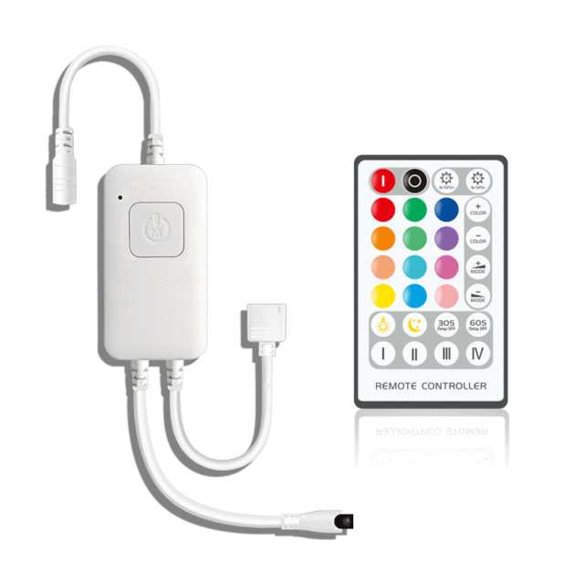 Tuya Wifi 28 keys RGB(W) led controller (with 1 button)