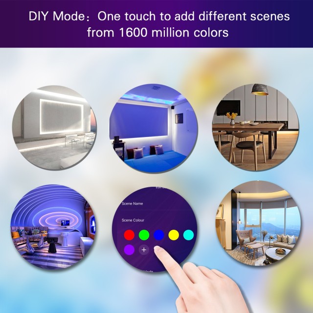 Tuya Wifi 44 keys Music RGB(W) led controller