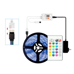 Tuya WiFi MUSIC IR 24 keys RGB RGBW LED Controller