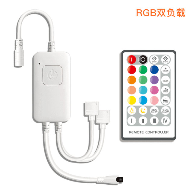 Tuya Wifi 28 keys RGB(W) led controller (with 1 button)