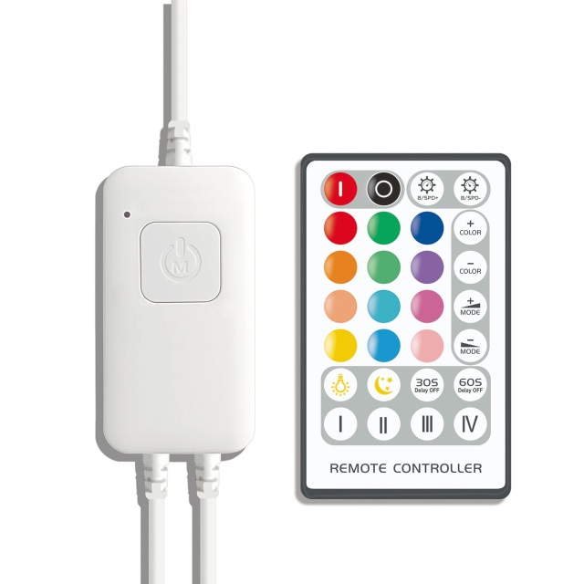 Tuya Wifi 28 keys RGB(W) led controller (with 1 button)