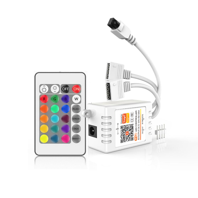 Tuya WiFi  IR 24 keys RGB RGBW LED Controller