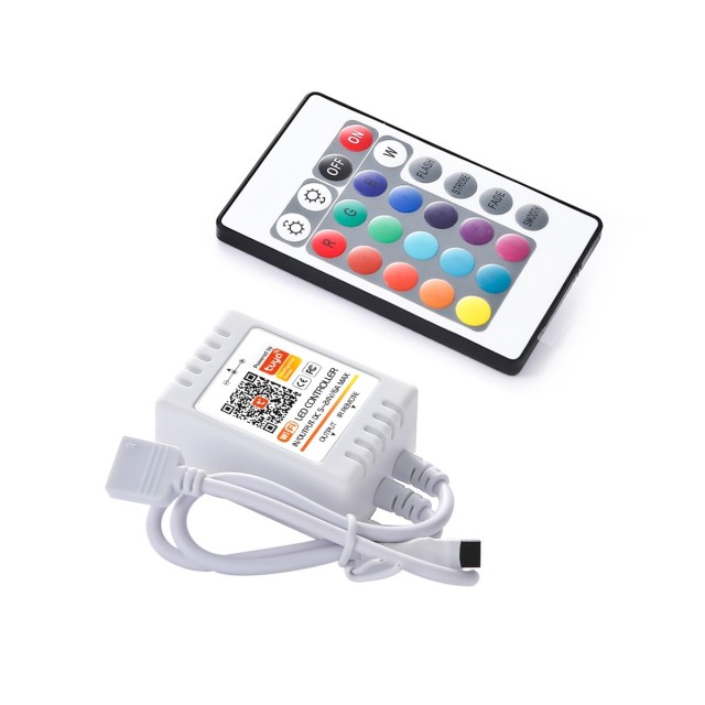 Tuya WiFi  IR 24 keys RGB RGBW LED Controller