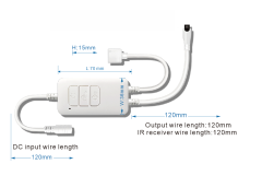 Tuya Wifi 44 keys Music RGB(W) led controller
