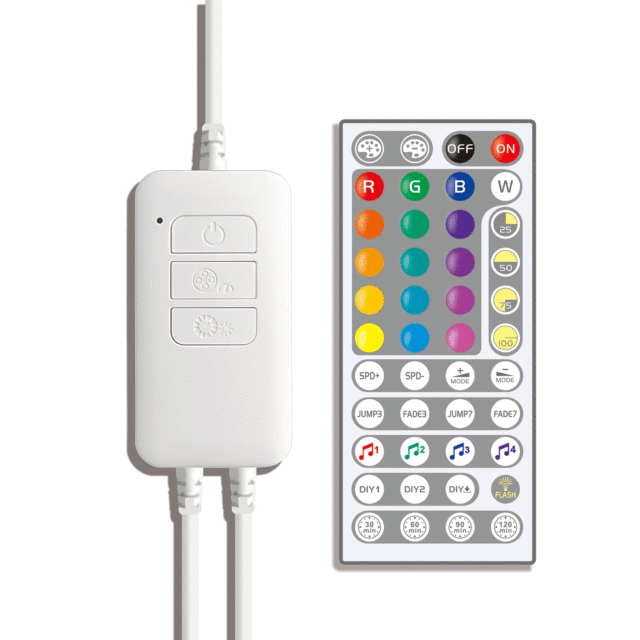 Tuya Wifi 44 keys Music RGB(W) led controller