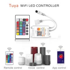 Tuya WiFi  IR 24 keys RGB RGBW LED Controller