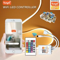 Tuya WiFi  IR 24 keys RGB RGBW LED Controller