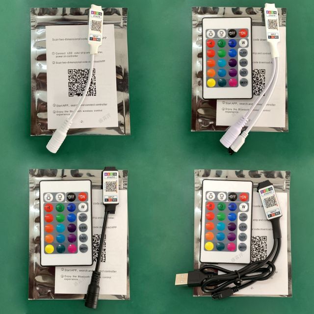 Bluetooth Music IR 24 Keys mini  RGB Controller  APP: "Lotus Lantern"