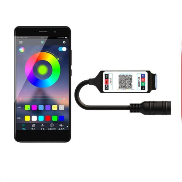 Bluetooth Music IR 24 Keys mini  RGB Controller  APP: "Lotus Lantern"