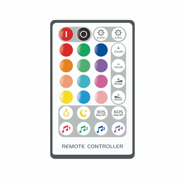 Bluetooth Music IR 28 Keys RGB(W) Controller