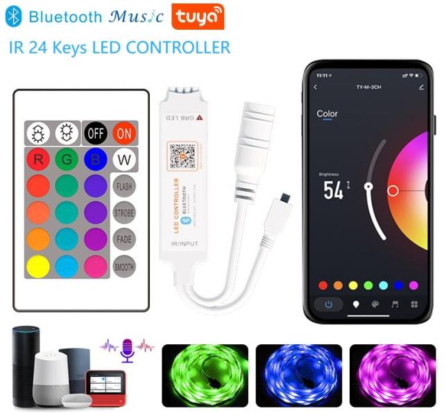 Tuya smart Bluetooth mini RGB LED controller