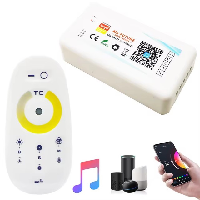 RF Remote Tuya Smart app Wifi RGB Controller (DIM CCT RGB RGBW RGBCW)